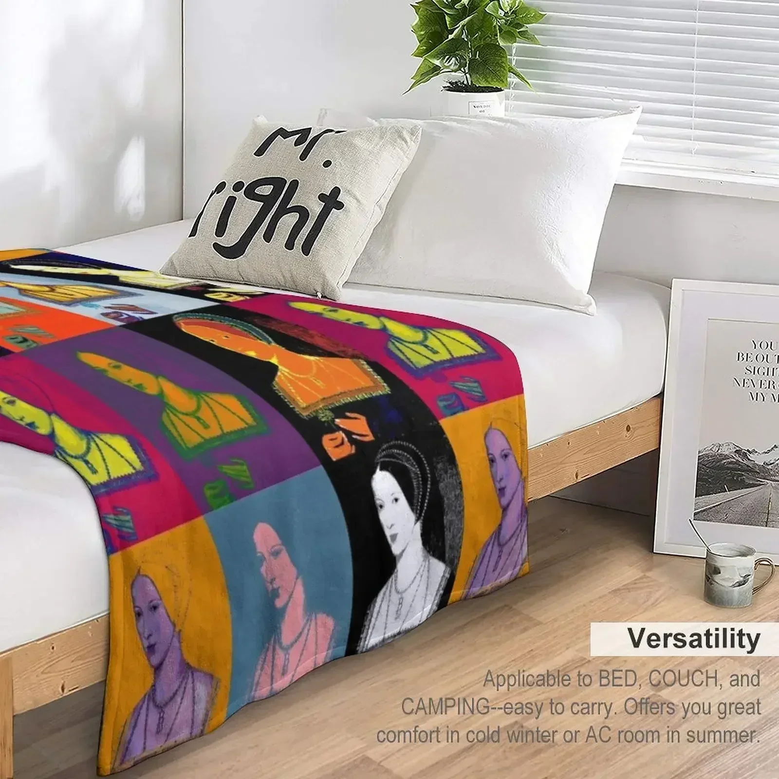 Одеяло Anne Boleyn Pop Collection для дивана фланелевые одеяла