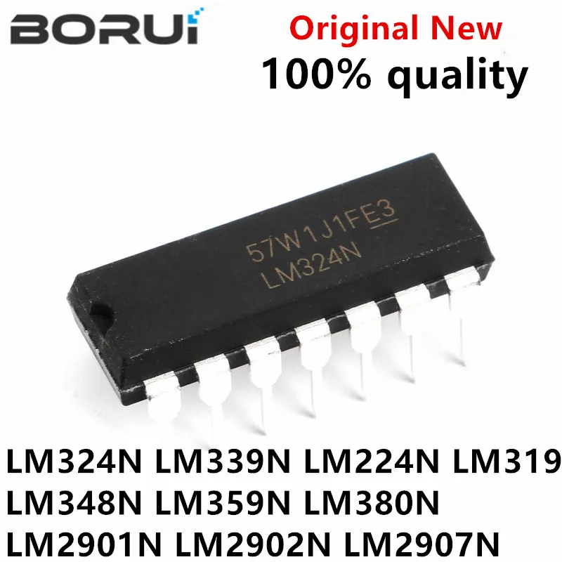 10 шт. LM324N LM324 DIP-14 LM339N LM339 LM224N LM319N LM348N LM359N LM380N LM2901N LM2902N LM2907N LM224 DIP-16 LM2901 LM2902 |