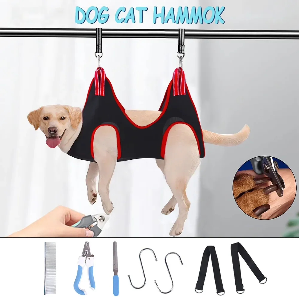 

NEW Dog Hammock is Convenient for Cutting Nails Aand Drying Hair Home And Dog Accessories Pet Shop Pruning Set Nail Scissors