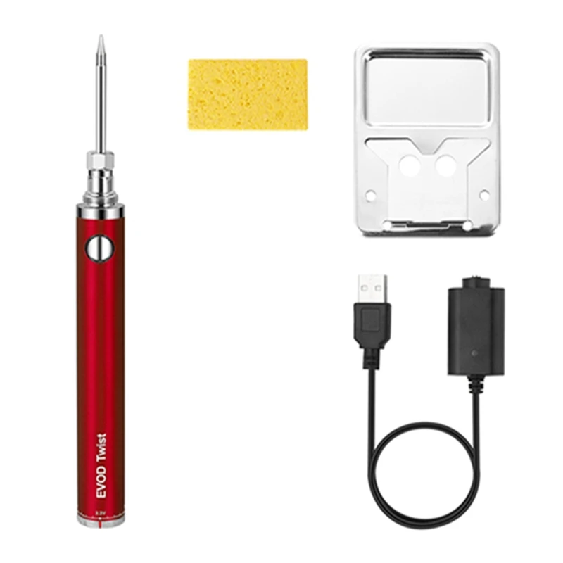 

5V 15W Battery-Powered Soldering Iron, With USB Rechargeable Soldering Iron, Adjustable Voltage Soldering Iron