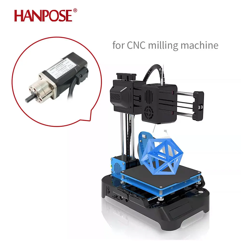 Шаговый двигатель ZXY HANPOSE 2.0A 0.8N.M 42EP60-PG 5.18-1 Плата управления NEMA17 Шаговый двигатель с замкнутым контуром Gearbox CL42 Драйвер Mot (art.: 3920d220888db) - 3920d220888db