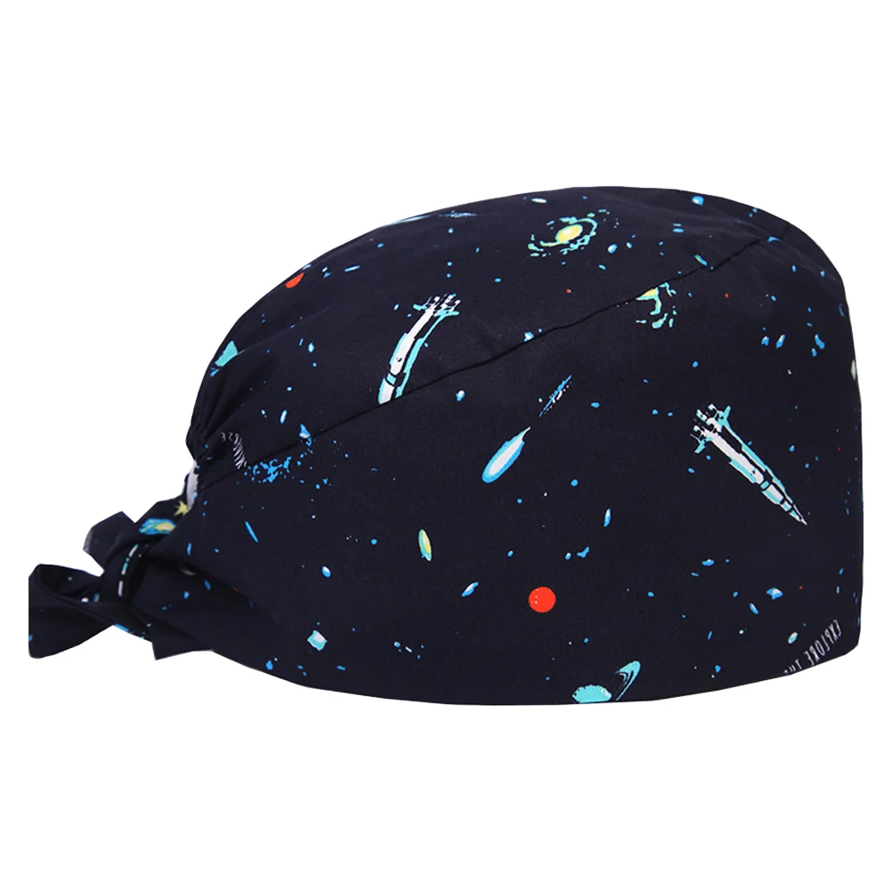 

Scrub Cap Bouffant Hat Nurse Cap Surgeons Cap with Sweatband for Men Labs