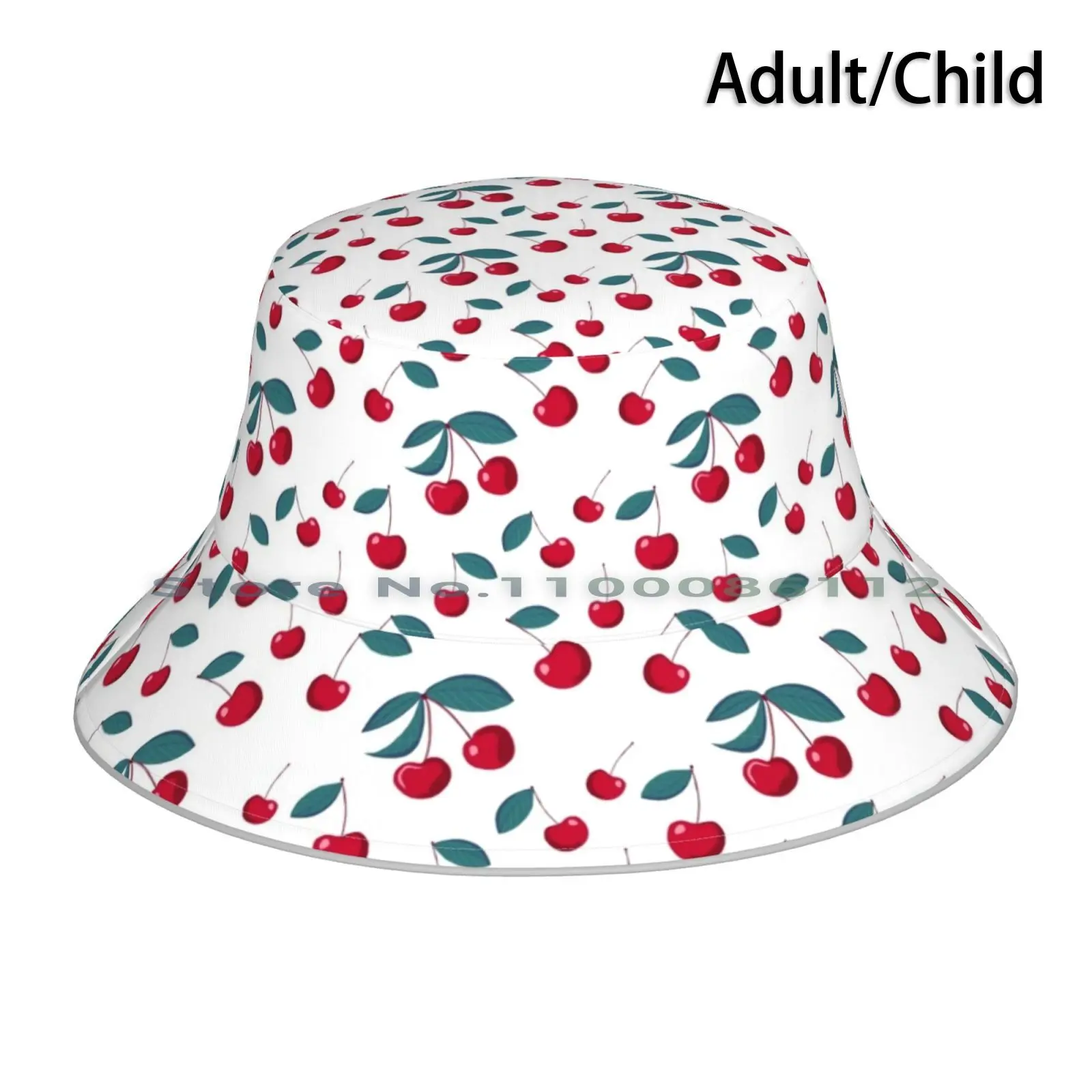 

Веселые вишни-белый фон Панама шляпа солнцезащитная Кепка вишня фрукты вишни красный белый милый причудливый красивый узор Ditzy