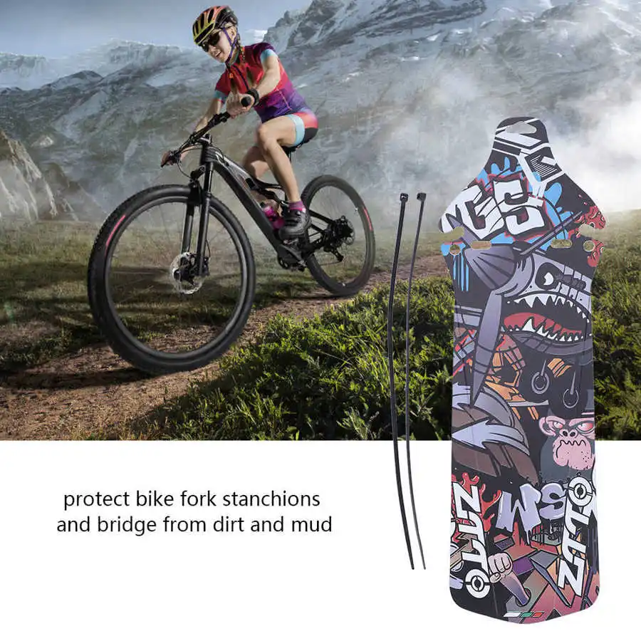 

ZTTO Bike Fender Mountain Bicycle Fender Front Rear Mudguard Road Cycling Wheel Eyebrow Protector Bicycle Lightweight Accessory