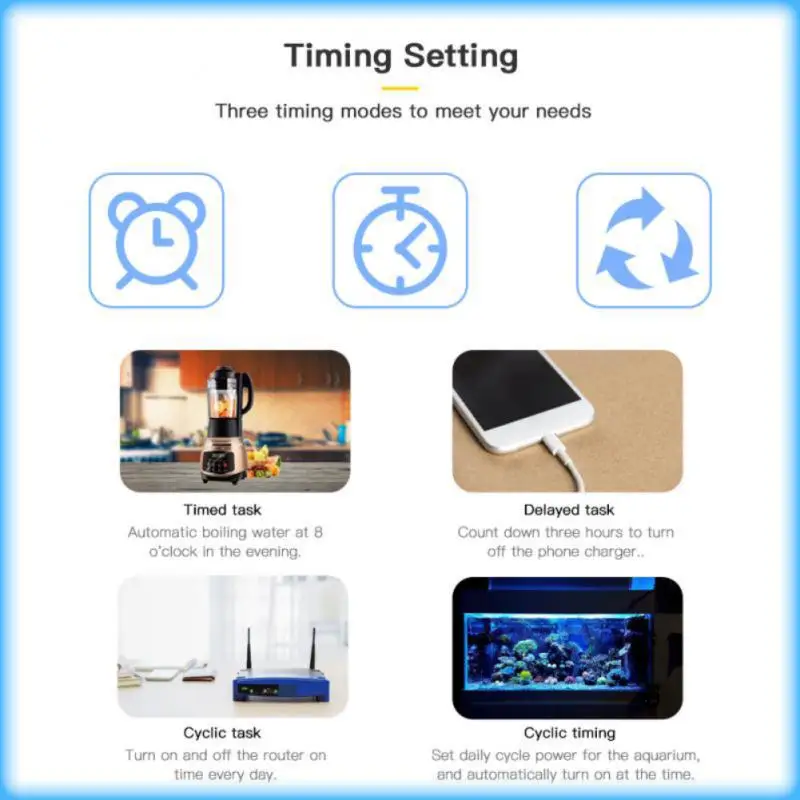 

Timing Function bluetooth-compatible Wifi Smart Plug Wifi Dual Mode Smart Socket Works With Alexa Home