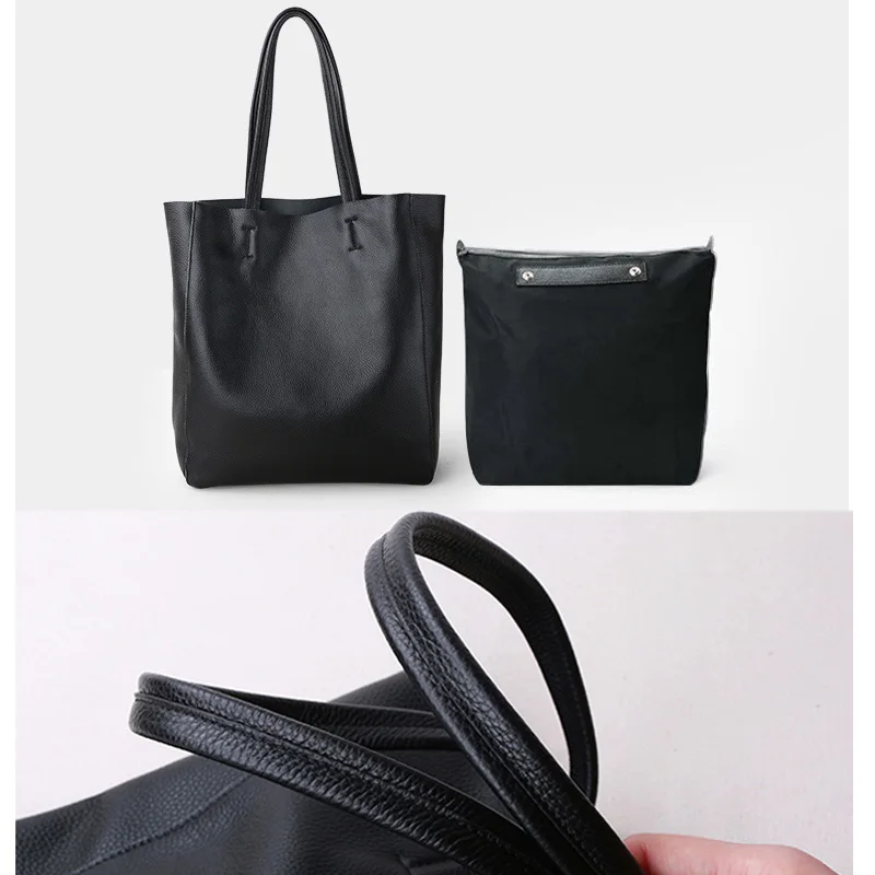 Женская вместительная сумка-тоут для работы роскошная сумка из натуральной кожи