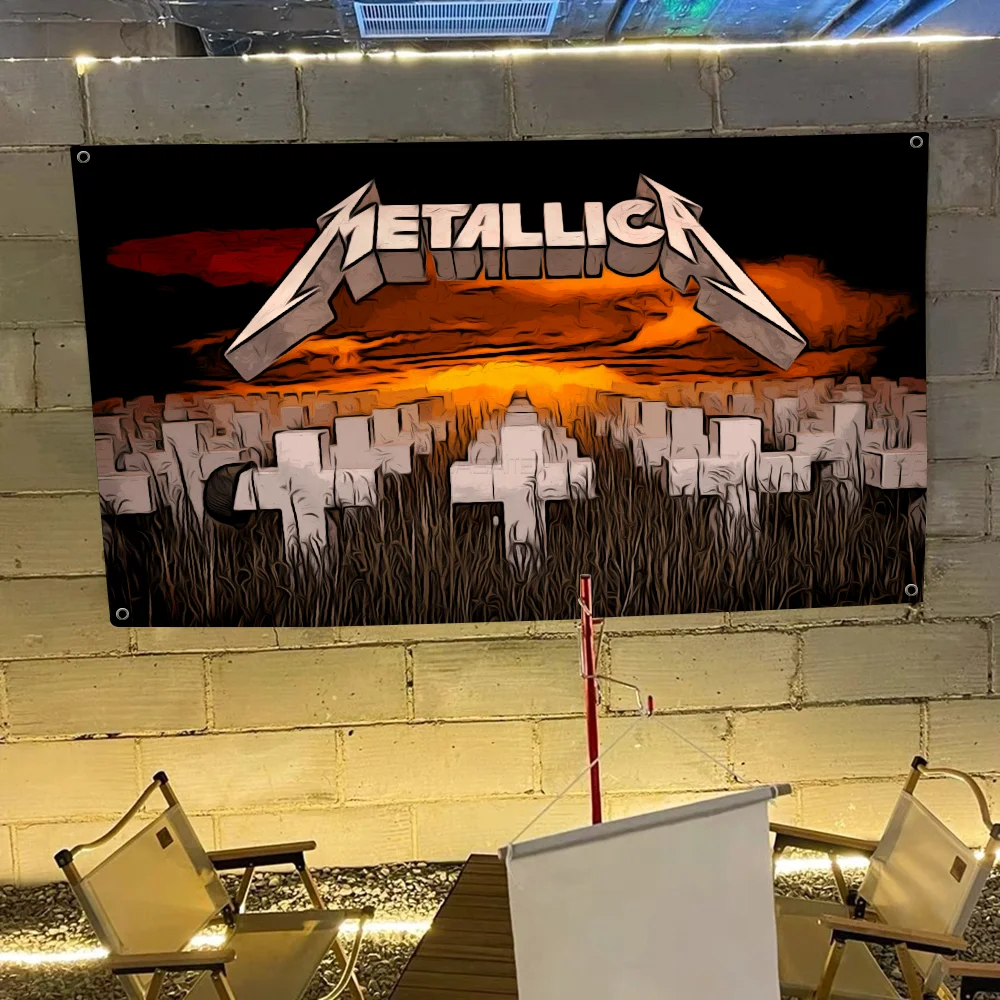 Rock M-Metallicas атмосферные флаги для семейных торжеств украшения кемпинга баннеры