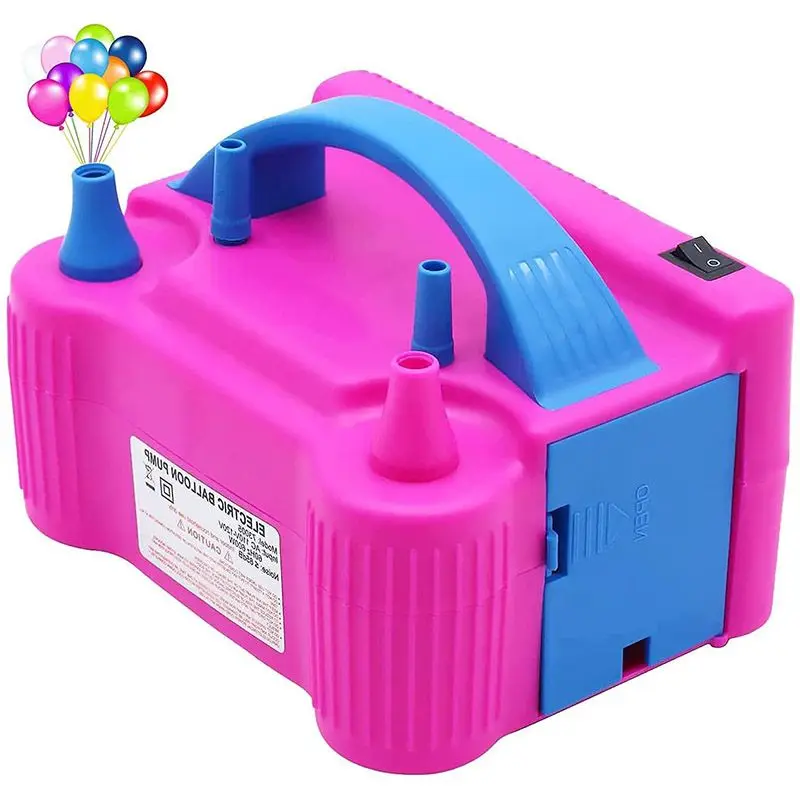 

Electric Balloons Air Pump 220V/110V Inflator Two Nozzle Air Inflatable Pumps Balloon Fast Aerated Tool Ballons Accessories