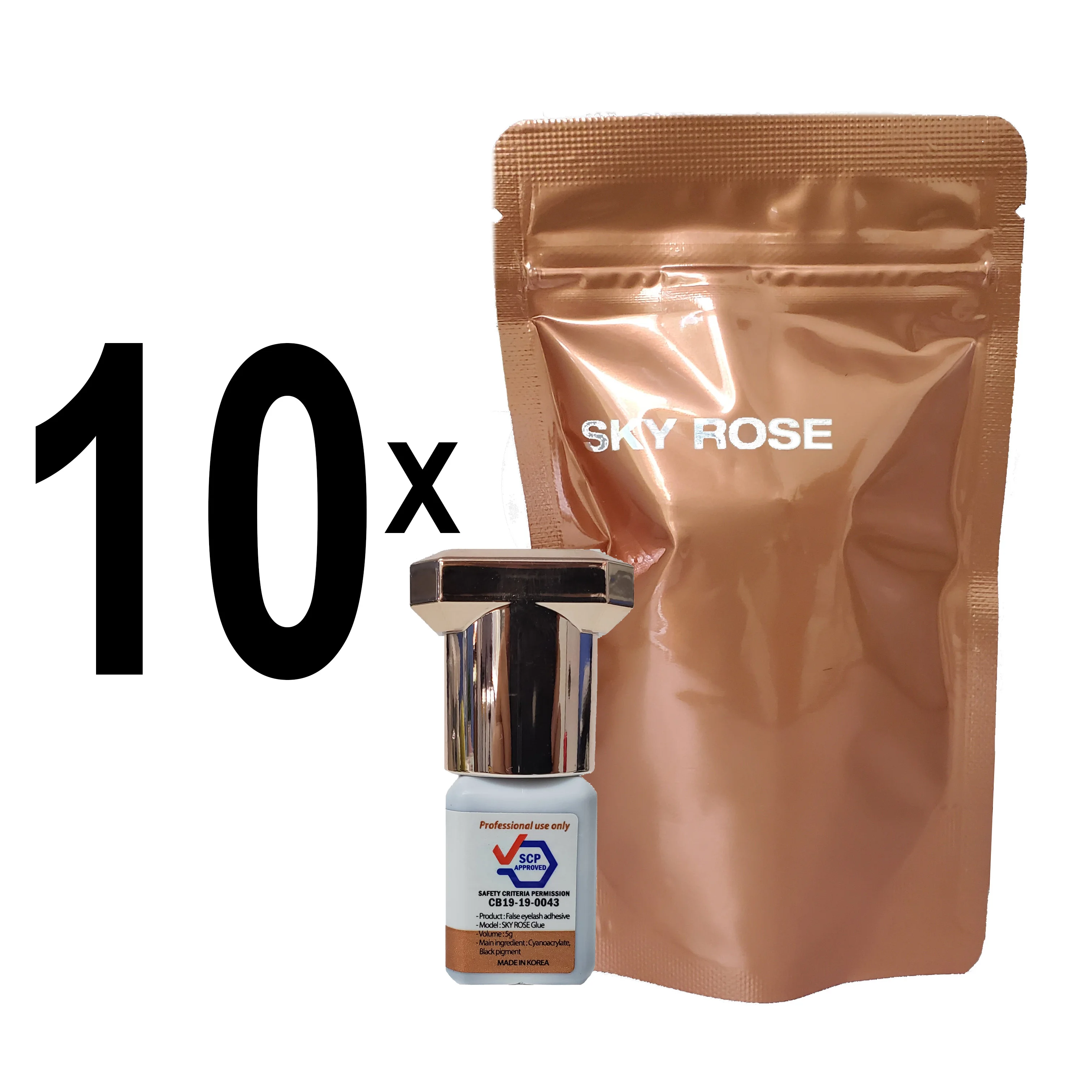Клей для наращивания ресниц SKY Rose 10 шт
