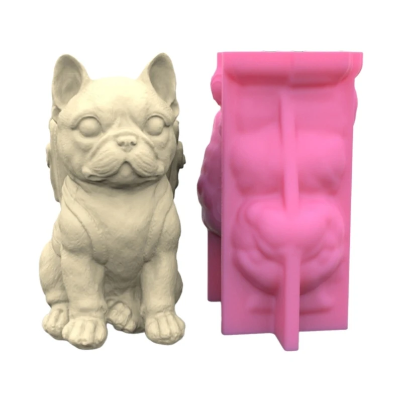 

3D форма для цветочного горшка, простая в использовании силиконовая форма в форме собаки, форма для вазы «сделай сам», для и