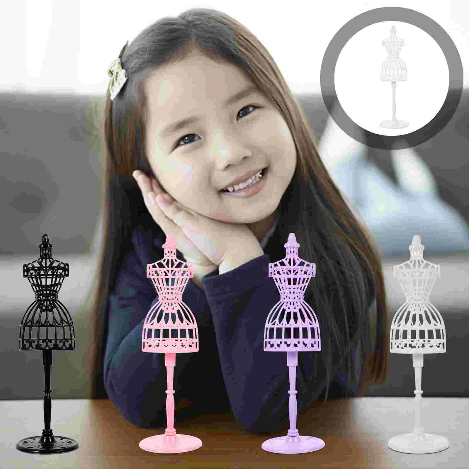 

Dress Mannequin Clothes Form Stand Rack Model Miniature Display Mini Teen Girl Gifts Garment Base Body Clothing Forms Coat