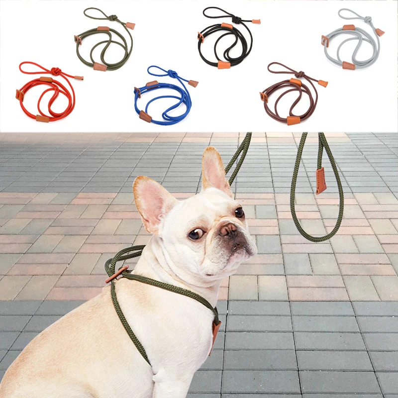 

All-in-one Harnesses Nylon Dog Collar Leashes Explosion-proof Chest Strap Adjustable Pet Supplies Dog Walking Rope