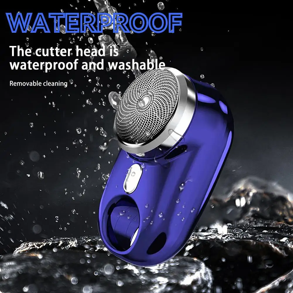 Mini Shaver Portable Electric Razor For Men USB Rechargeable Mini Electric Shaver Pocket Size Wet Dry Painless Shaver Machine