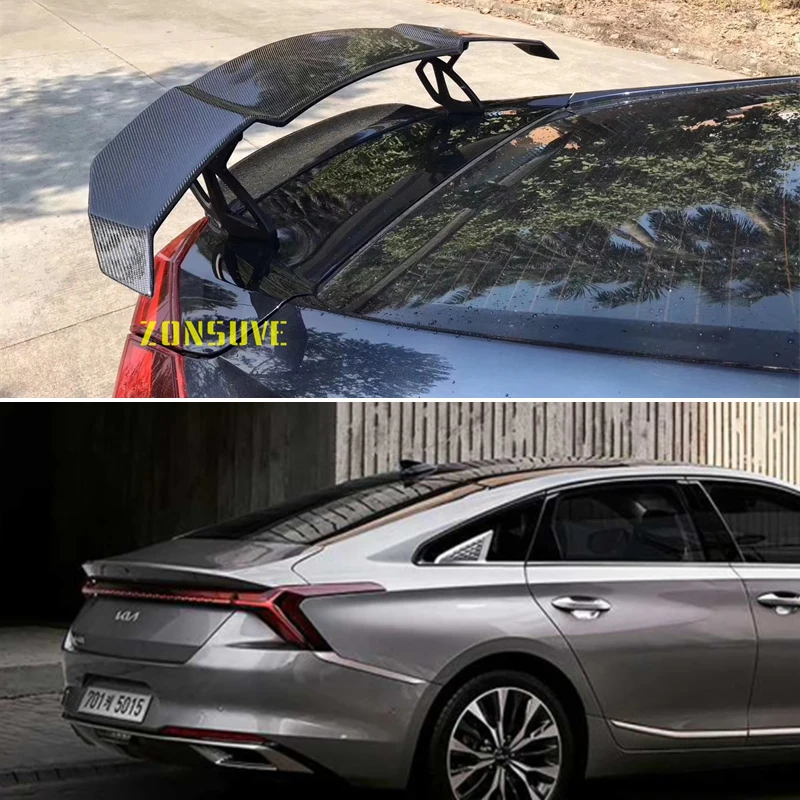 

Используется для KIA K8 спойлер авто седан заднее крыло Корпус Комплект Аксессуары ABS пластик