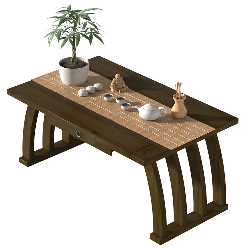 

Чайный столик Xl для дома, спальни, маленький столик для кабинета, низкий стол из массива дерева, маленький кофейный столик