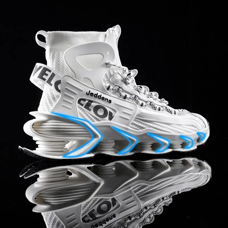 

knit long sneakers men all brand men's professional running shoes sports tennis man sport shoes male women baskets cheapest 1229