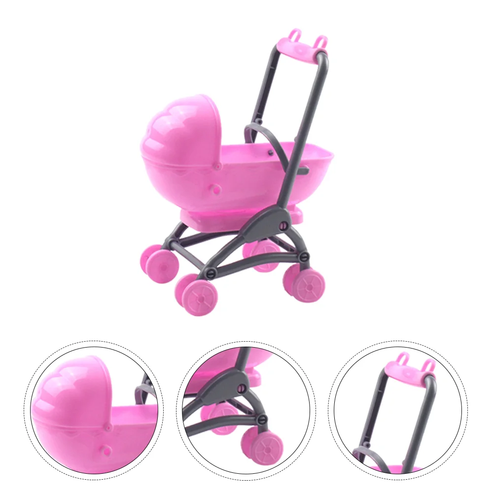 

Simulated Stroller Photography Props Baby Carriage Model Plastic Furniture Shoot