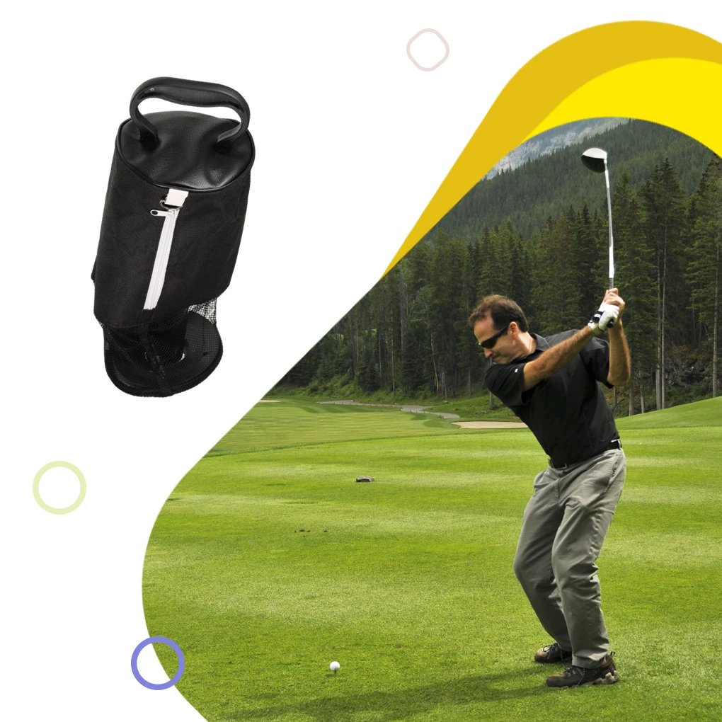 

Golf Ball Picker Retriever Artifact Supplies Firm Foldable Zipper FoldingPickers Outdoor Picking Accessories Pick Up