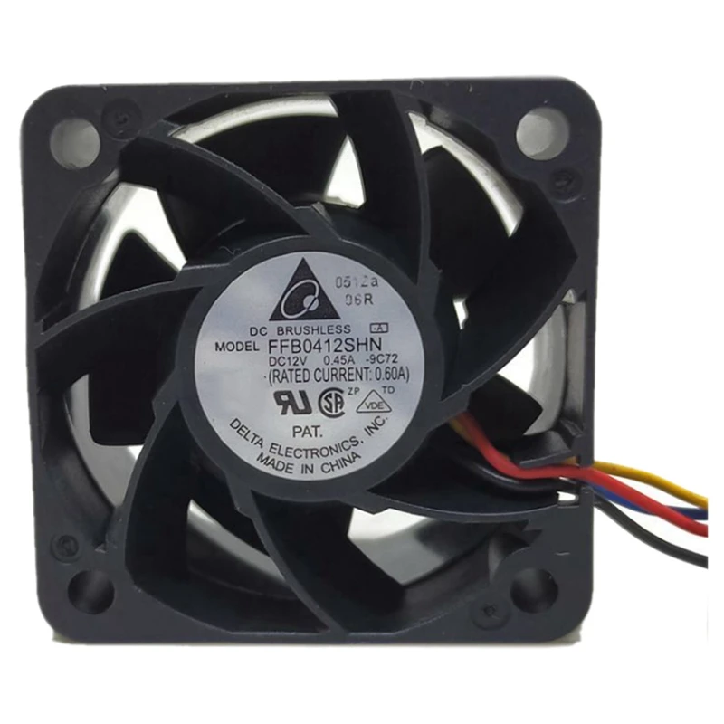 

FFB0412SHN 4028 40MM 40X40X28MM Server Fan Big Power Cooling Fan 12V 0.45A Micro-Violent Air Flow Fan 4Pin Connector