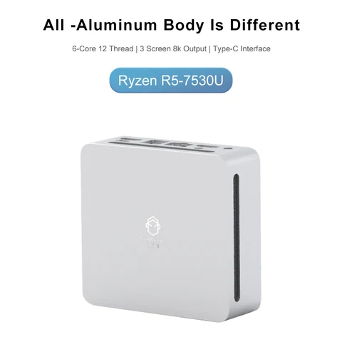 GenMachine Мини-ПК R5 7530U Windows 11