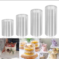 cake surround edge film transparent mousse cake dessert decor collar for diy chocolate candy baking tools birthday party supply