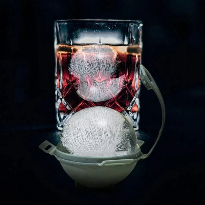 

2/4/5PCS Plastic Ice Maker Mold Whiskey Ice Hockey Mould For Ice Shape Cocktail Use Sphere Home Diy Ice Cream Maker