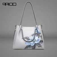 female bag 2022 the new national atmosphere middle aged mother bag cowhide one shoulder cross body bag handbag