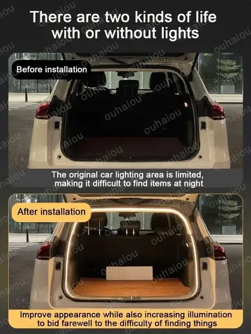 ДЛЯ HAVAL H1 H2 H4 H5 H7 модификационный светильник багажника Атмосферные фонари Белый теплый белый Задний светодиодный светильник багажника