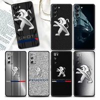 phone case for samsung galaxy s22 s7 s8 s9 s10e s21 s20 fe plus ultra 5g soft silicone case cover luxury peogeot france