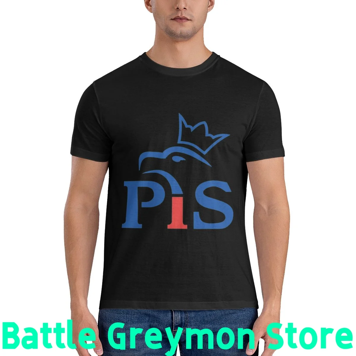 Модная мужская футболка с принтом и круглым вырезом летняя хлопковая коротким