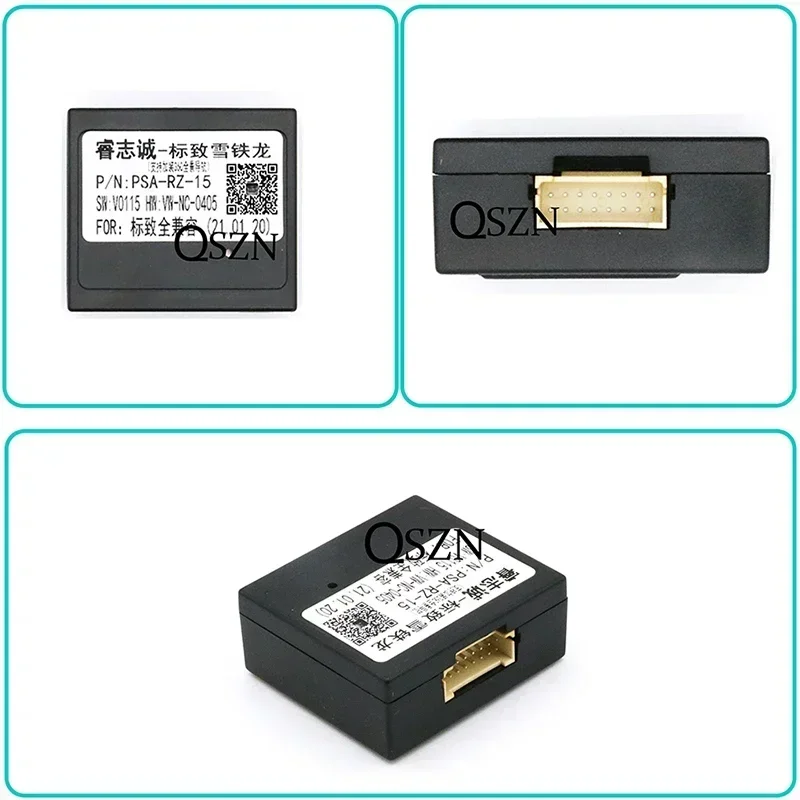 

QSZN Canbus Box декодер PSA-RZ-15 для Peugeot 206/307/301/2008/Citroen Elysee 16-контактный жгут проводов кабели автомобильного радио