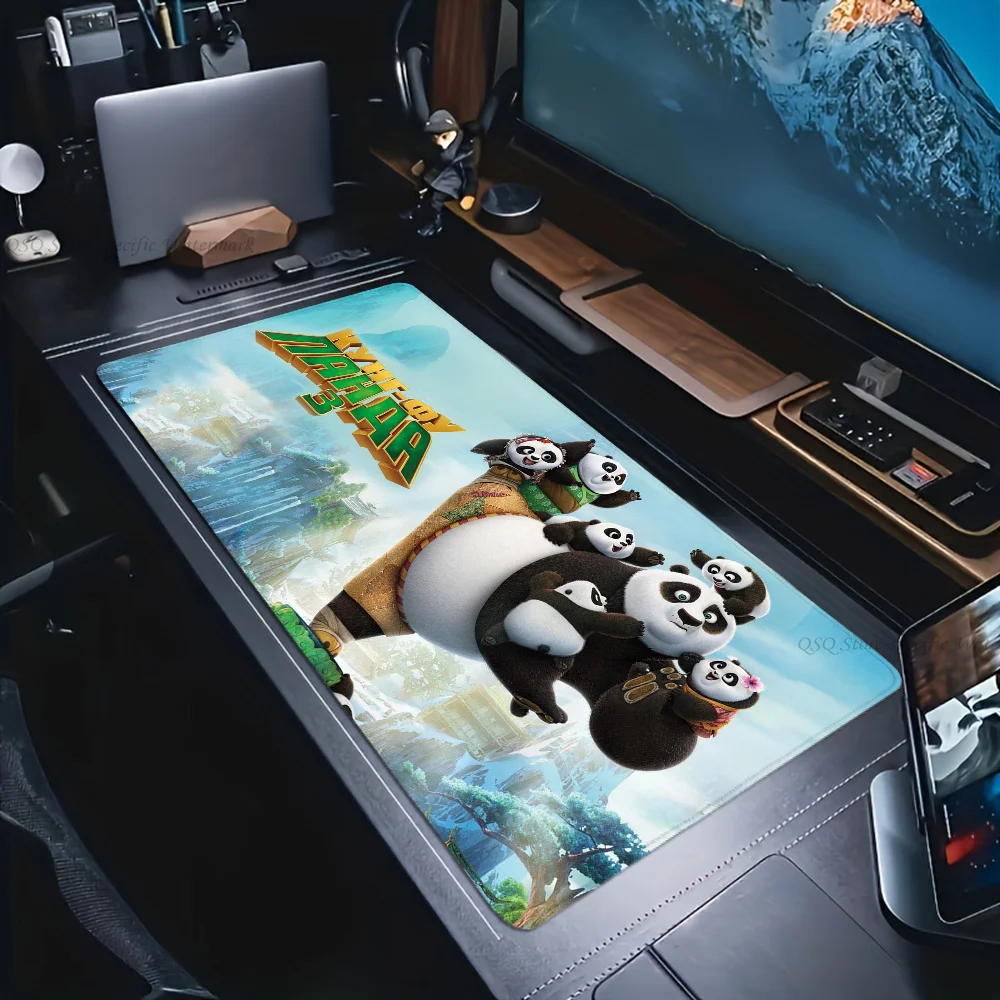 Коврик для мыши K-Kung F-Fu Panda коврик Настольный с подкладкой игровые аксессуары Prime