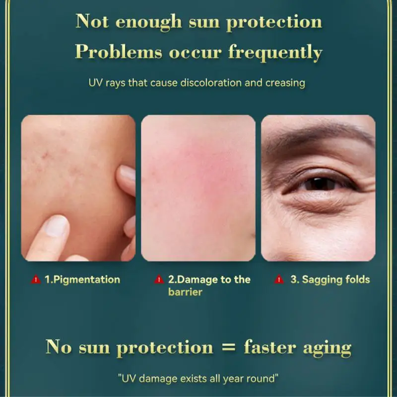 Солнцезащитный крем для лица SPF50 PA +++ отбеливающий не липкий увлажняющий