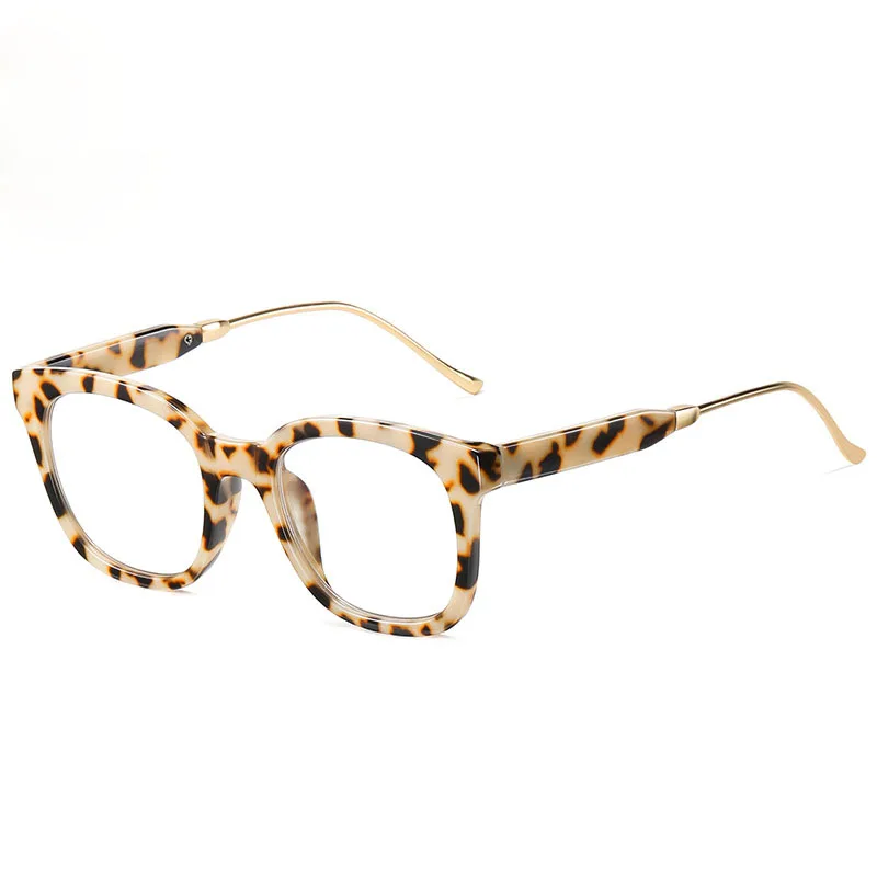 

Fashion computer flat mirror Blue light proof flat glasses full frame large frame myopia glasses
