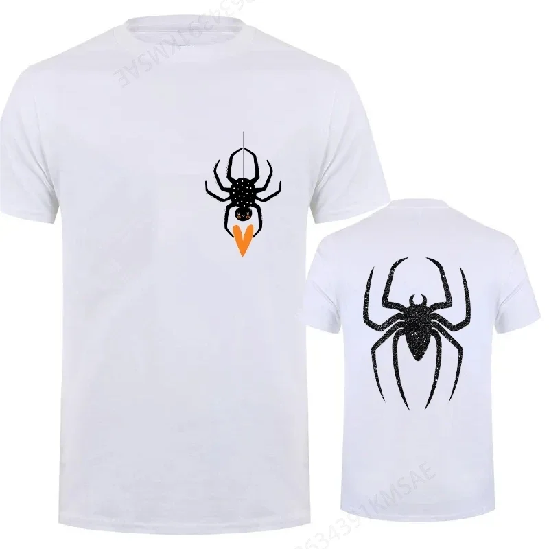 Повседневная мужская футболка с коротким рукавом топы графическим принтом паука