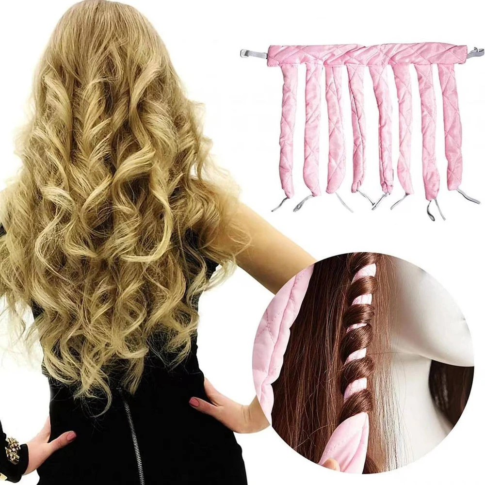 

Heatless Hair Curler No Heat Heatless Curls Rod Headband Sleeping Head Bands No Heat Womens DIY Lazy Hair Styling Tools New 2023