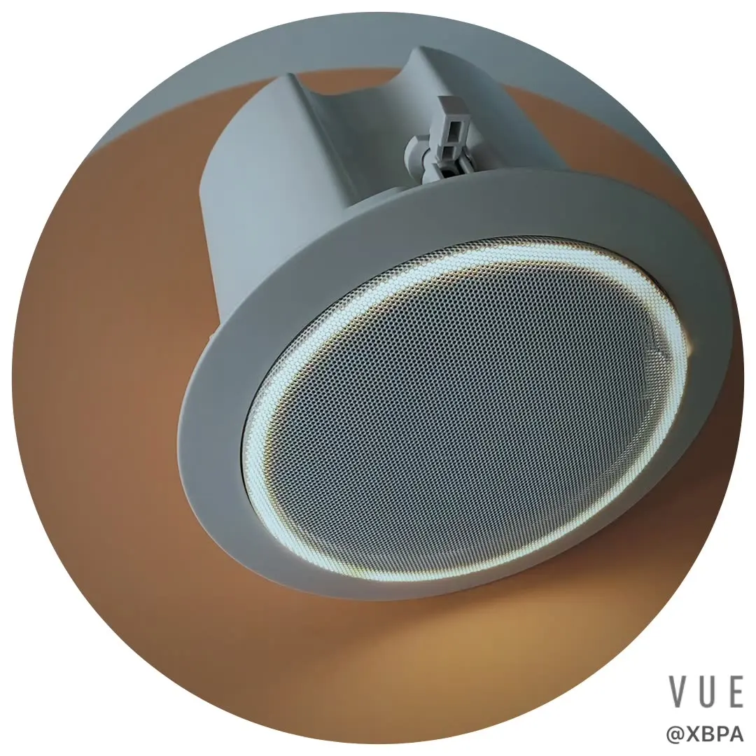 

Ceiling Bluetooths speaker 30-60W with LED ambient lighting enclosing lamp