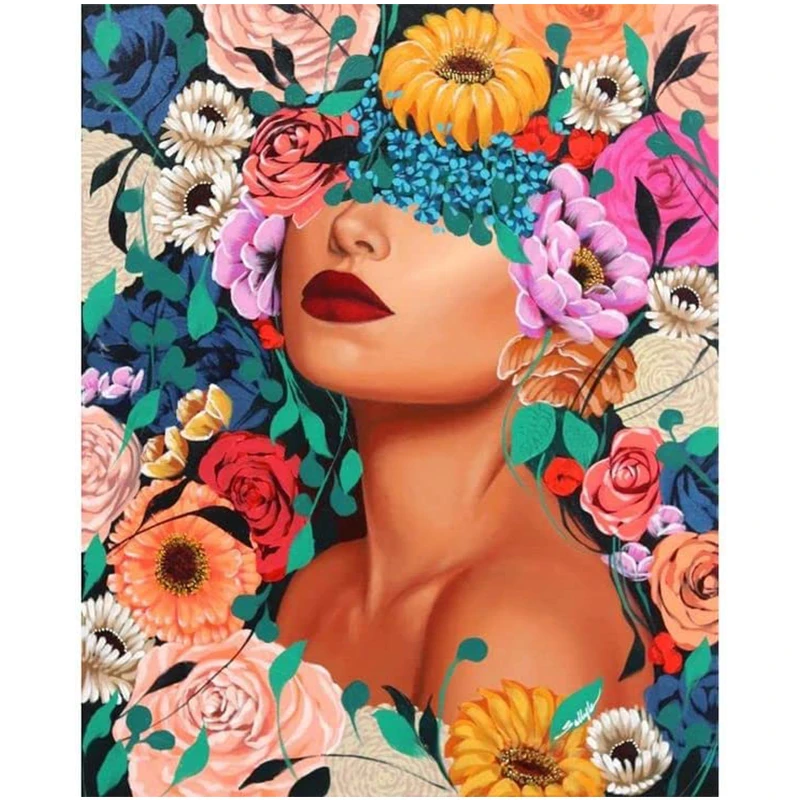 

Full Round Drill 5D Diy Diamond Painting Beauty Lips Roses Diamond Embroidery Mosaic Cross Stitch Kit Rhinestone Home Decoration