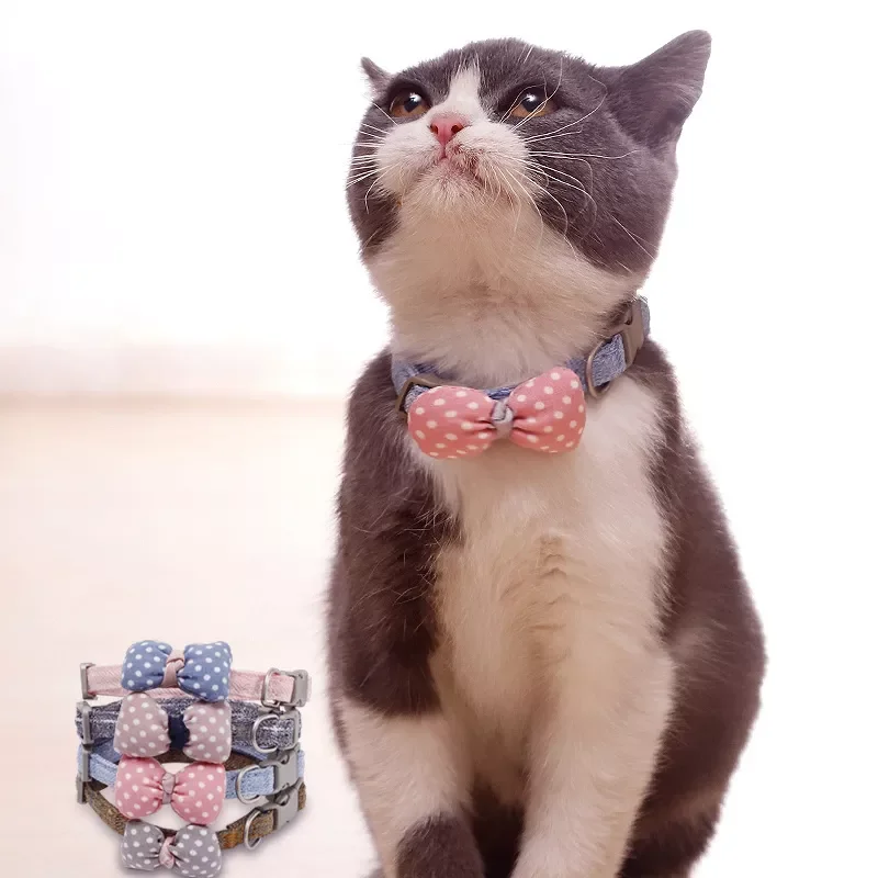 

2023NEW Pet Collar Adjustable Pendant Cute Cat Puppy Collar Accessories Small Dog Collar Pet Supplies Wholesale
