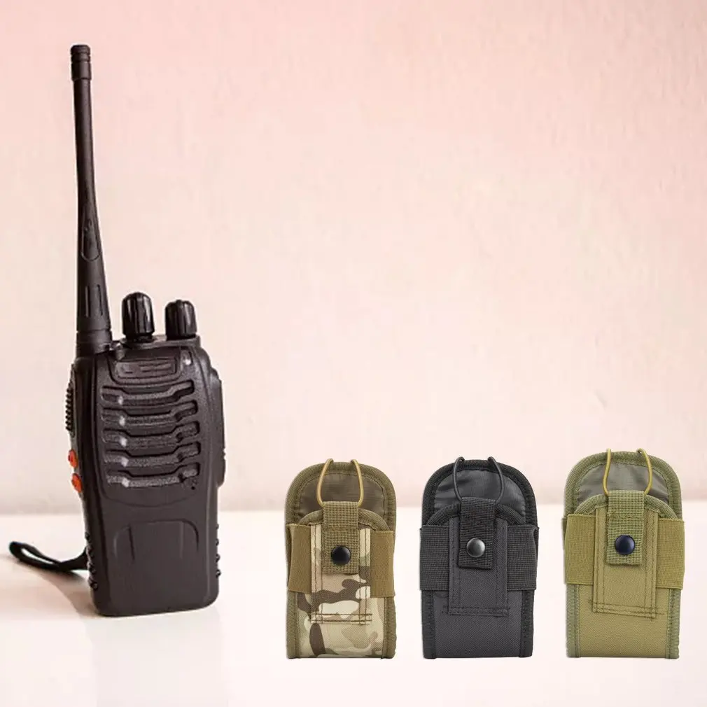 

Molle Radio Walkie Talkie Pouchs Waist Bag Holder Pocket Portable Interphone Holster Carry Storage Bags For Camping Dropshipping