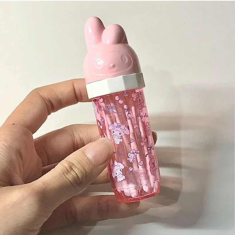 Sanrioed My Melody ватный тампон коробка для хранения милый креативный мультяшный