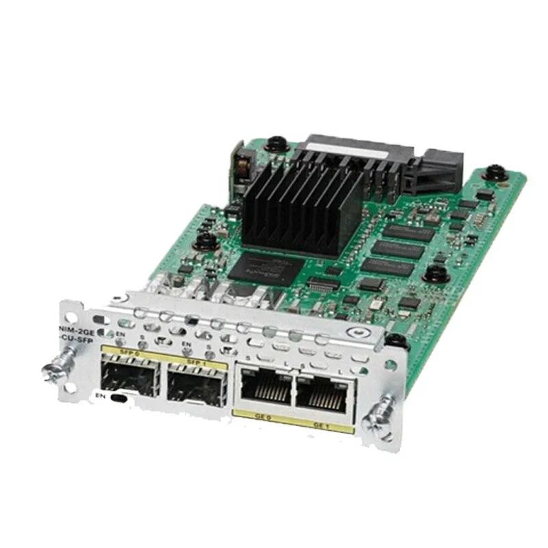 NIM-2GE-CU-SFP ISR 4000 WAN сетевой интерфейсный модуль 2 порта Gigabit Ethernet двойной режим RJ45