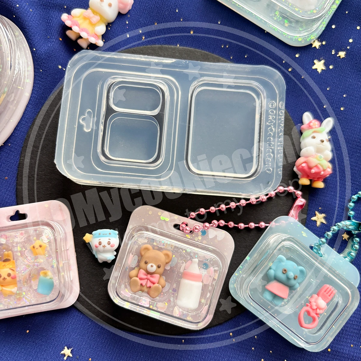 

Прозрачная силиконовая форма для смолы OMyCookieCano Ellipse 3см