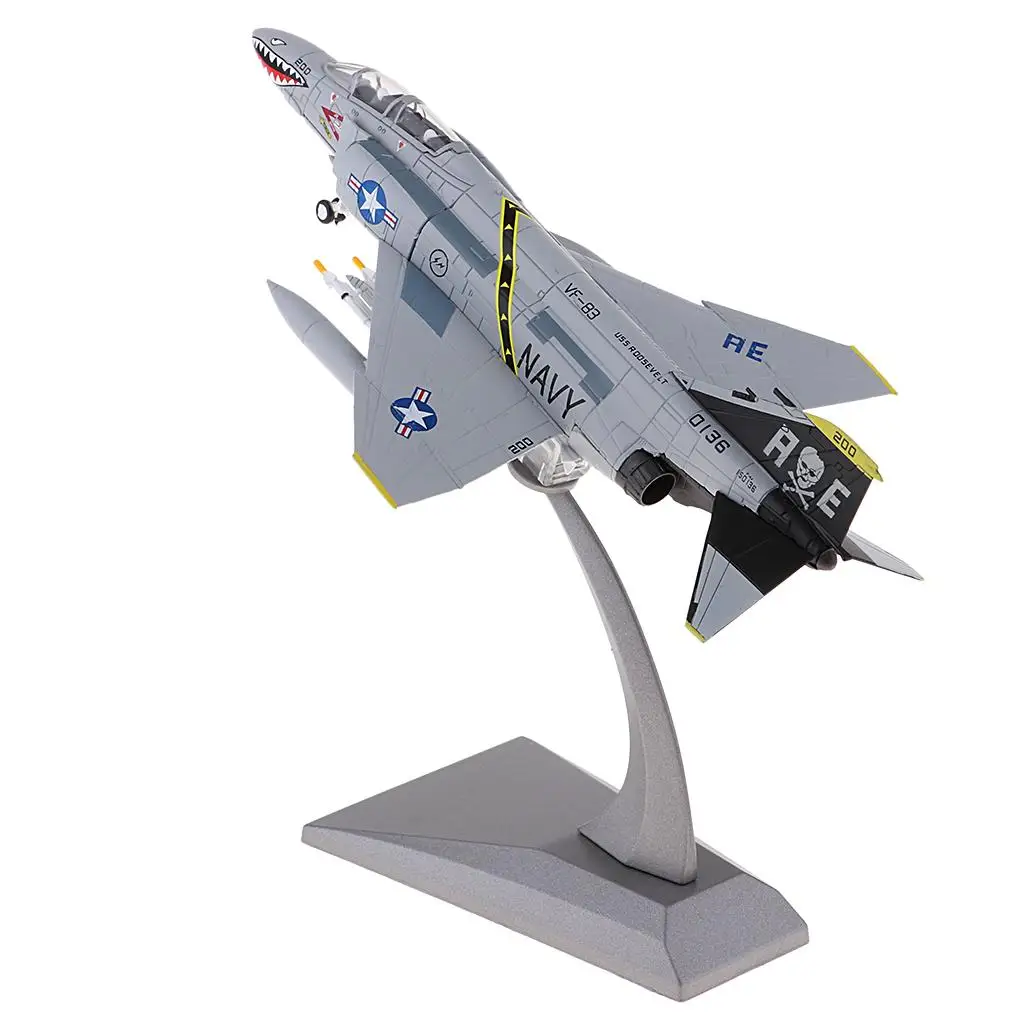 Масштаб 1/100 литой сплав военный американский истребитель F-4 коллекционные