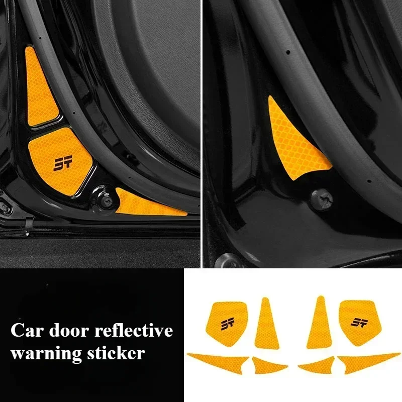 

Для Jetour Traveler Shanhai T2 автомобильная светоотражающая предупреждающая наклейка на дверь ночная модифицированная защита от столкновений большой полный комплект автоаксессуаров