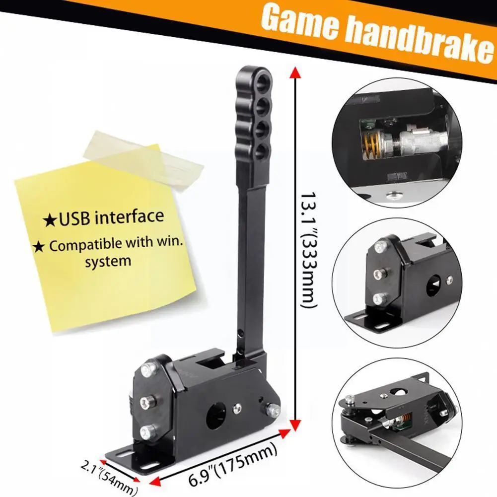 

Handbrake Clamp For G25 G27 G29 T500 Usb Drive-free Pc Linear Game Simulator Handbrake Racing Games Hand Brake Fix N1z4