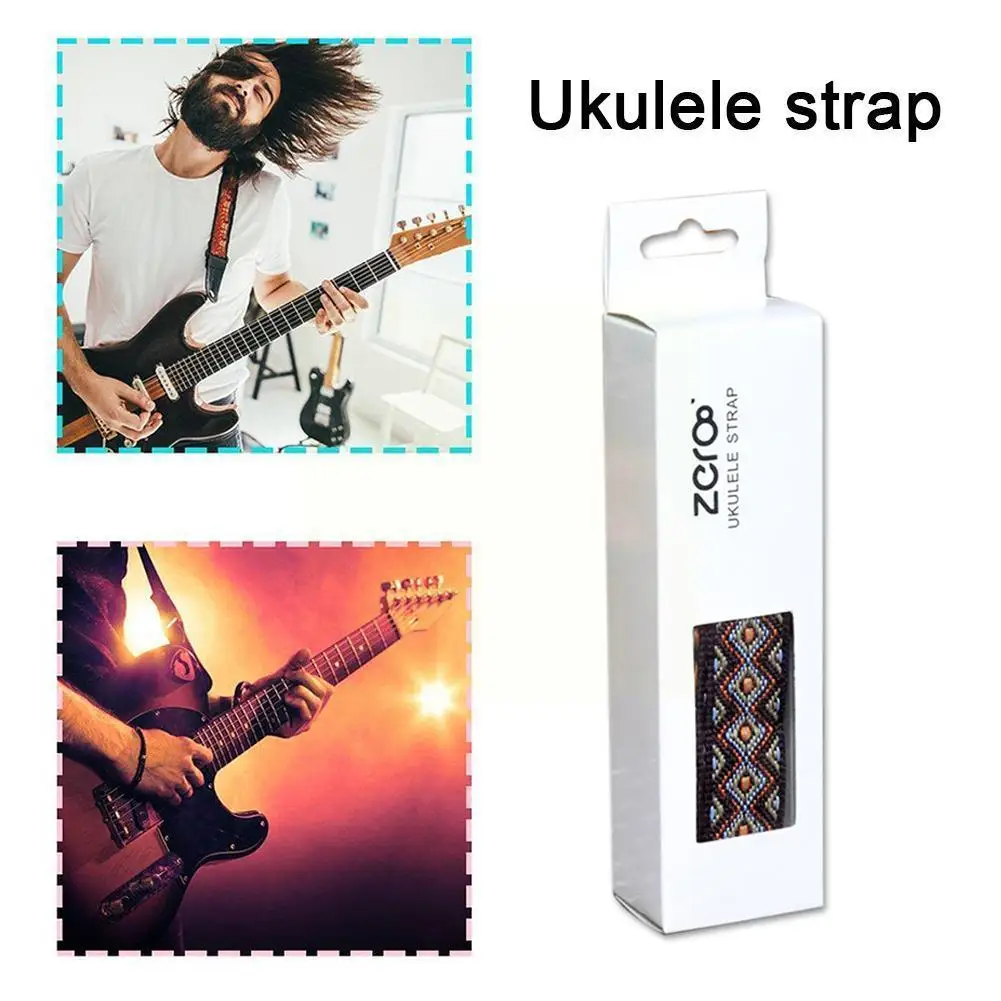 

Регулируемая Модель, универсальный укулеле в коробке с этническим рисунком, на плечо, музыкальное исполнение, с одним ремешком, портативный...