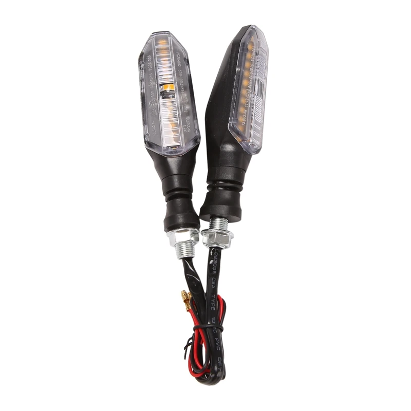 

2Pcs Motorcycle LED Dynamic Turn Signal Indicator Light Turn Signal Light For Honda CB250 Kawasaki Yamaha Suzuki