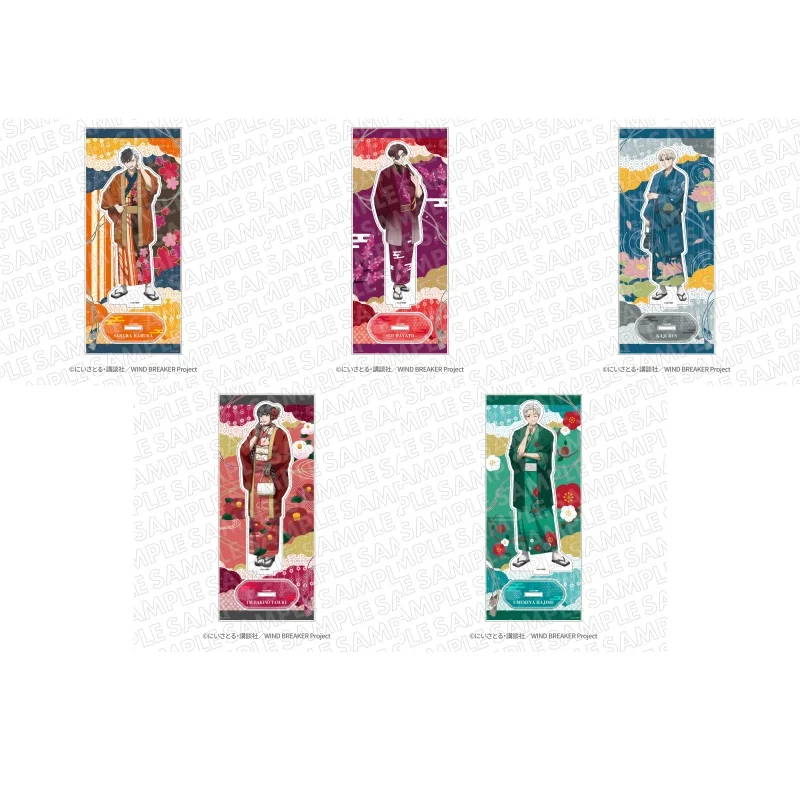 Фото Фигурки аниме WIND BREAKER Sakura Haruka Suo Hayato Tomiyama Choji, акриловая фигурка-подставка, украшение для рабочего стола №1