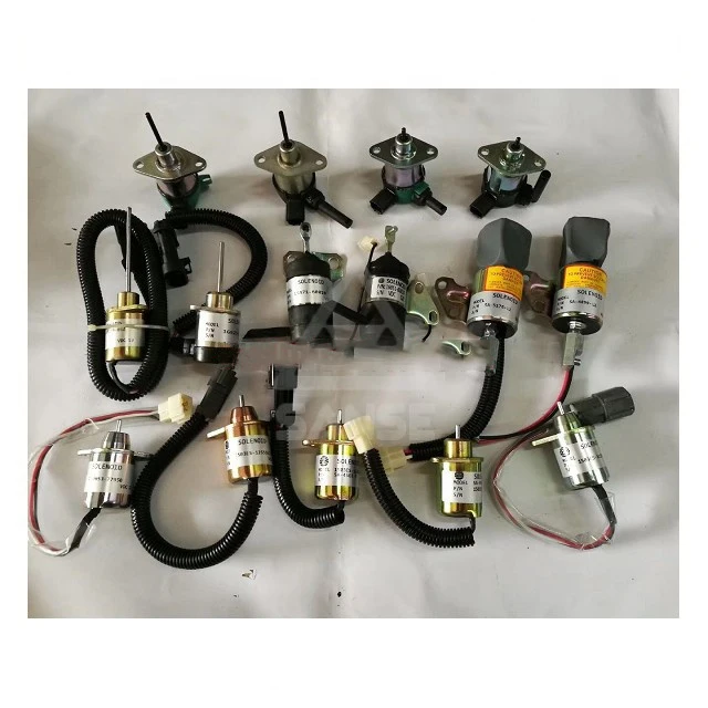 

High quality diesel engine 12V 24V flameout motor solenoid valve and stop solenoid for D1503 D1703 D722 D950 V2607 V1903